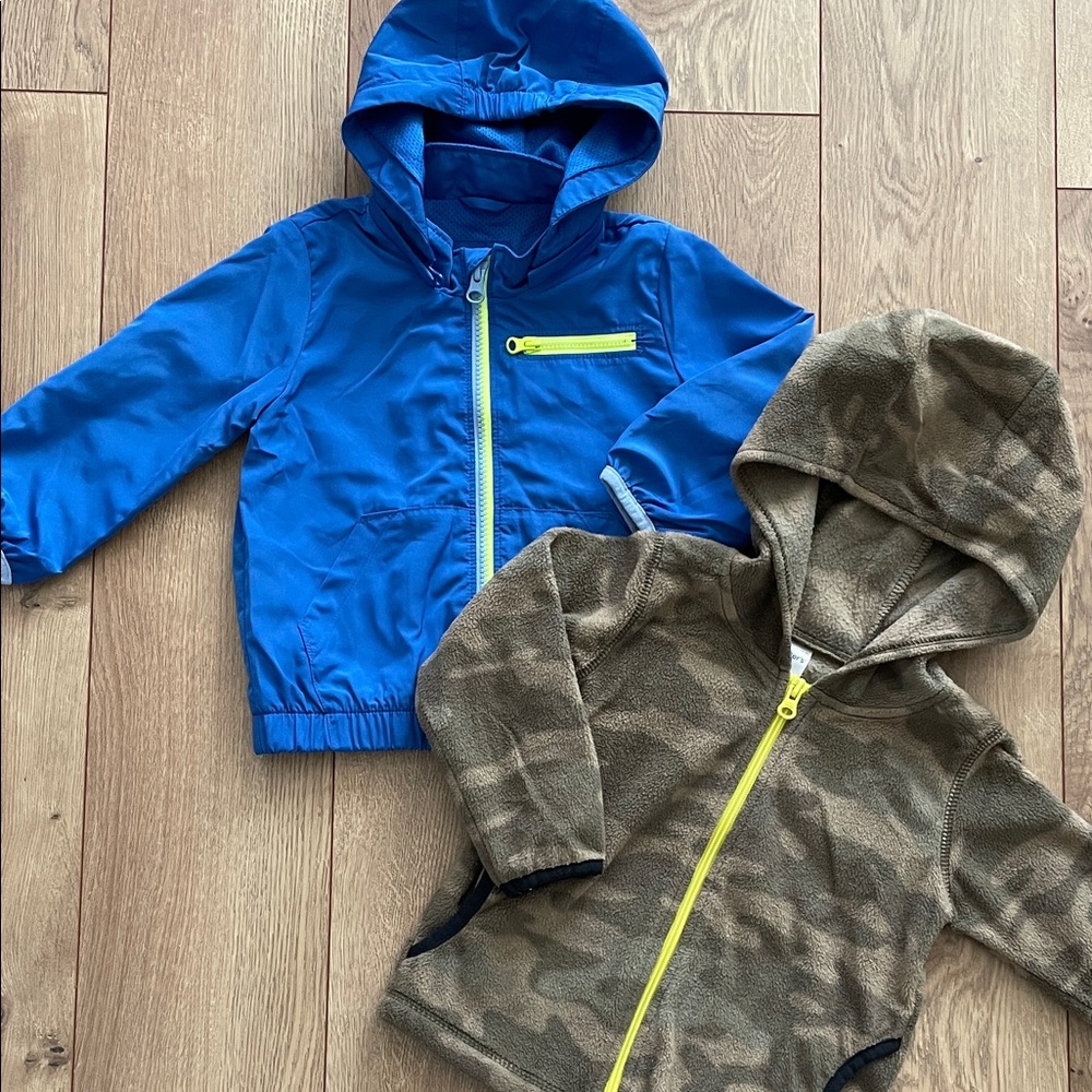 Lot of 2 GAP Kids Hooded Jackets